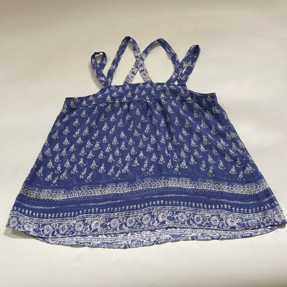 Express Sheer Blouse Tank Top‎ Fairy Floral Y2K BOHO Medium - Picture 5 of 8